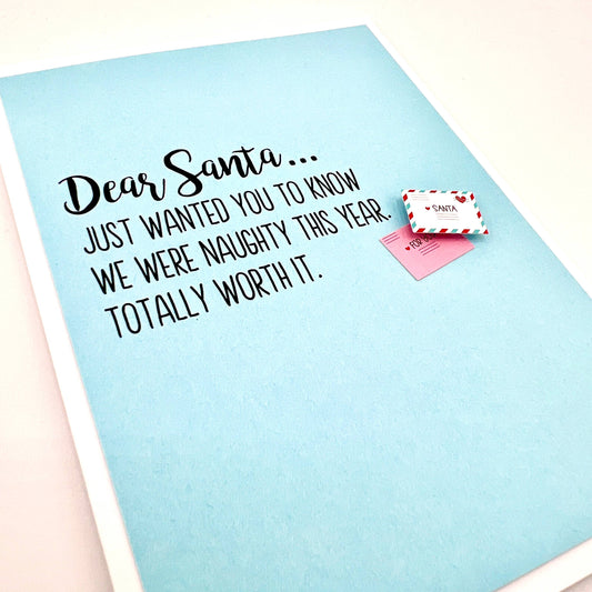 Holiday Dear Santa Card