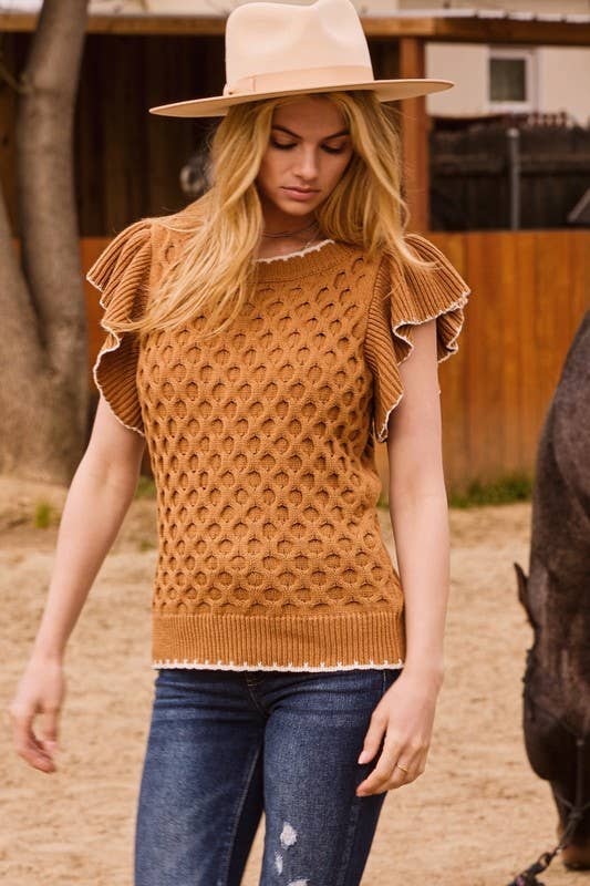 Falling in Love with Cable Knit Sweater
