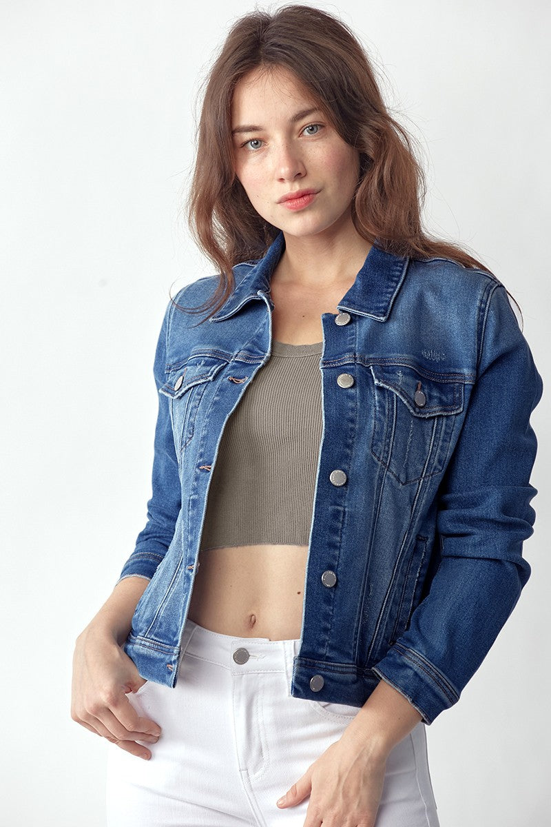 Risen Soft Washed Classic Denim Jacket