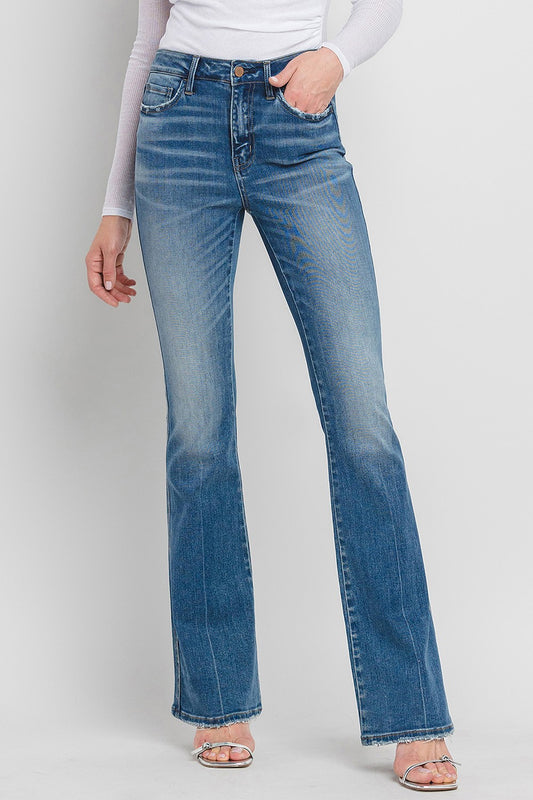 Flying Monkey High Rise Full Length Bootcut Jeans