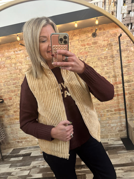Taysha Corduroy Vest