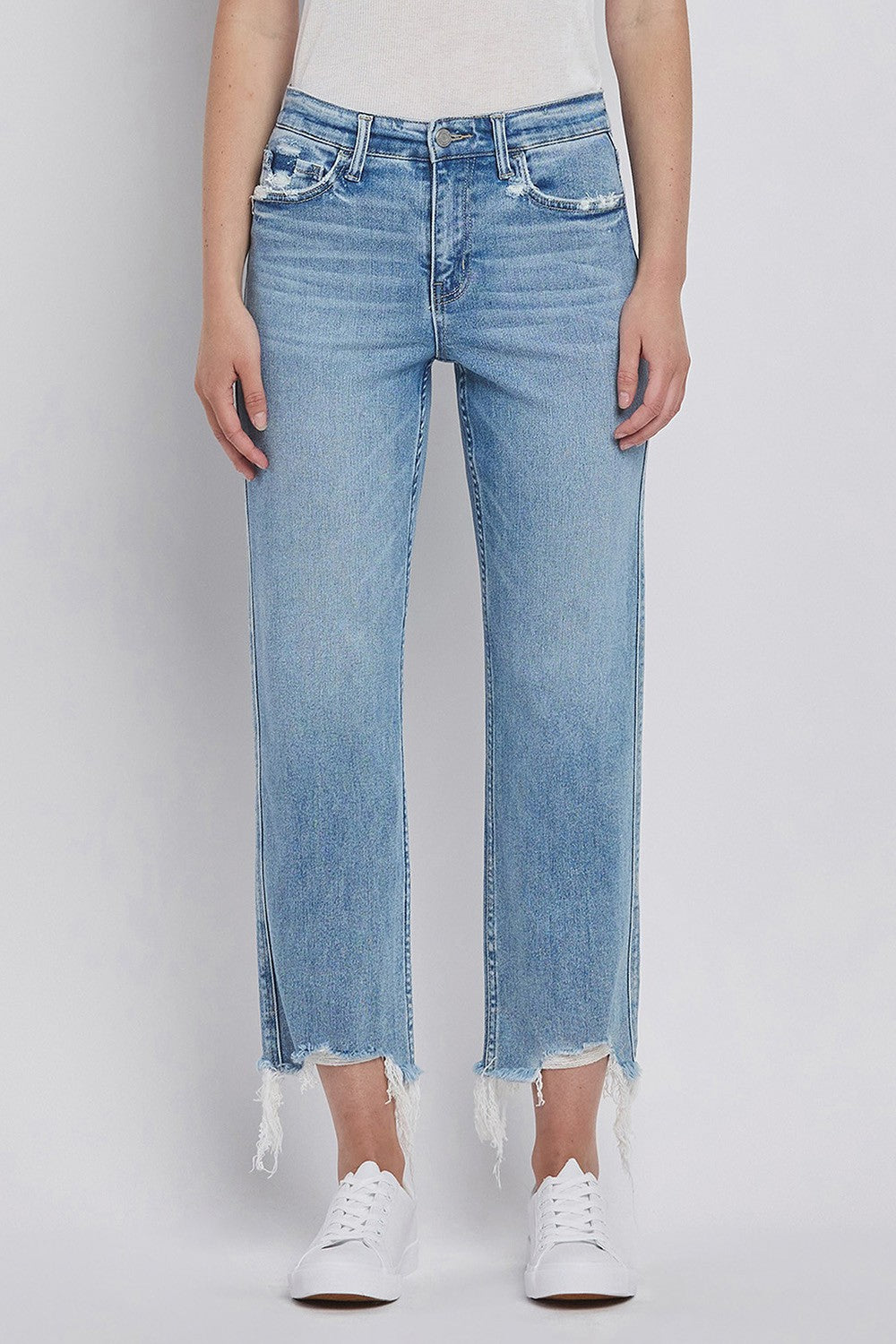 Vervet High Rise Straight Denim