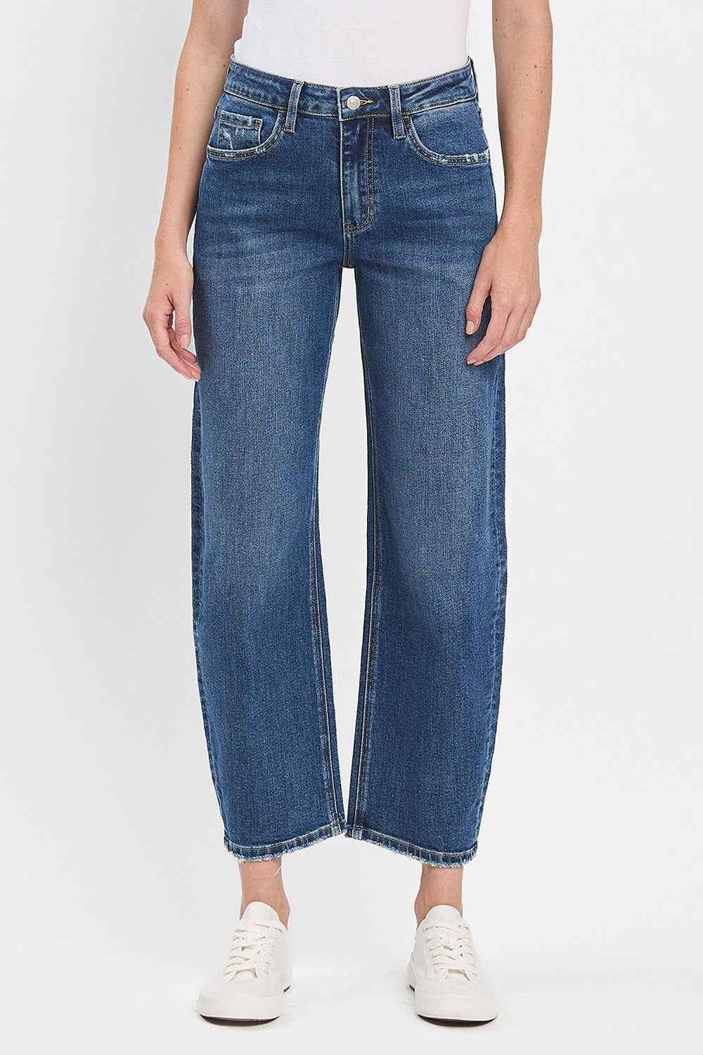 Lovervet High Rise Barrel Jeans
