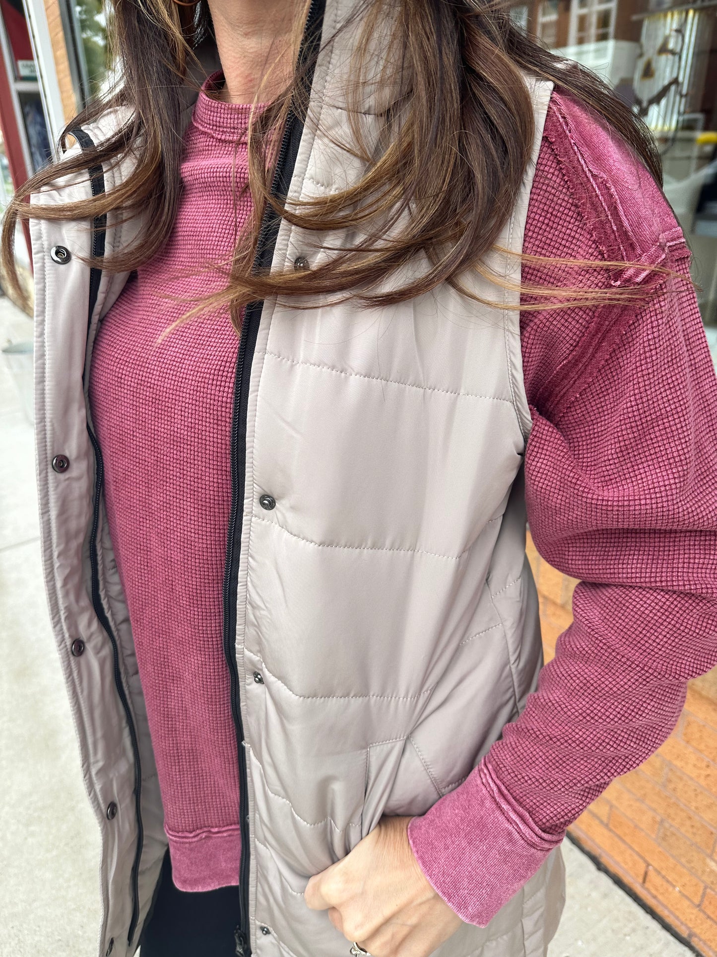 The Harlow Long Vest