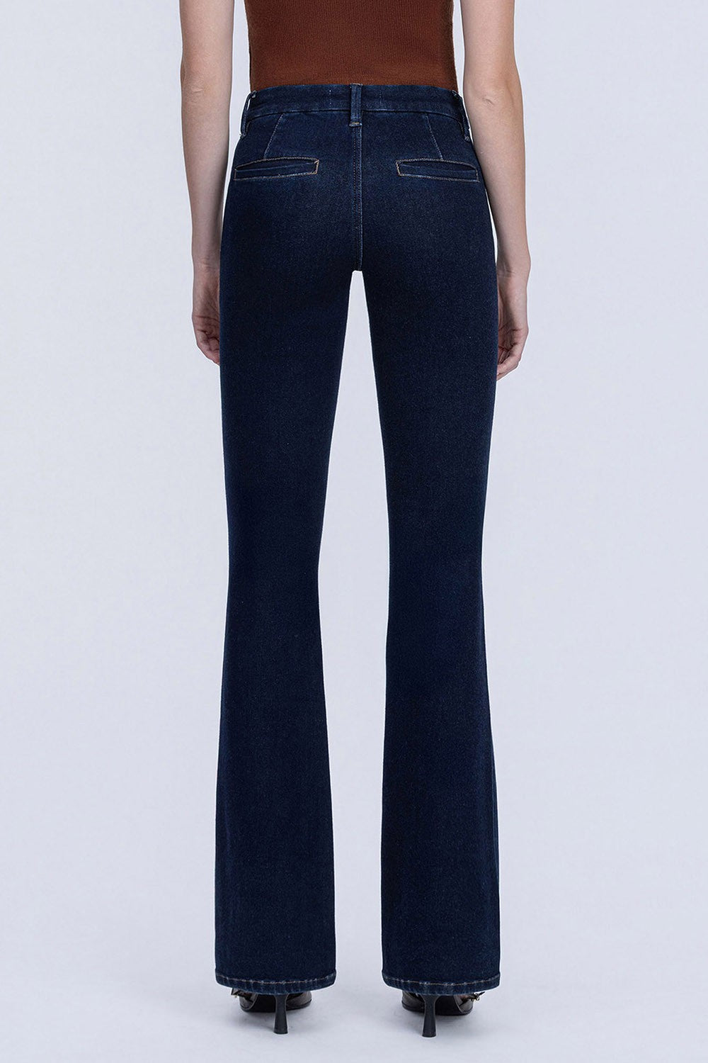 Lovervet High Rise Seamless Waistband Bootcut Jeans