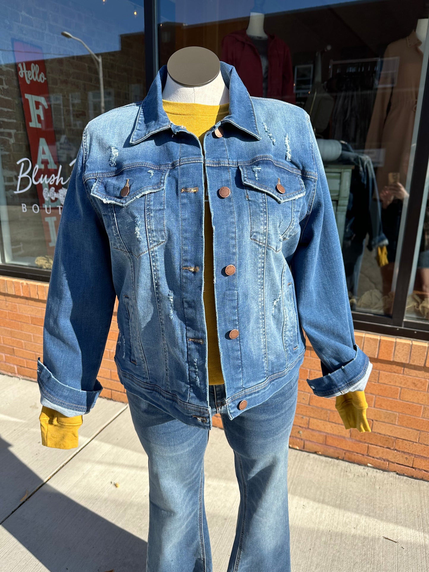 Risen Vintage Washed Denim Jacket