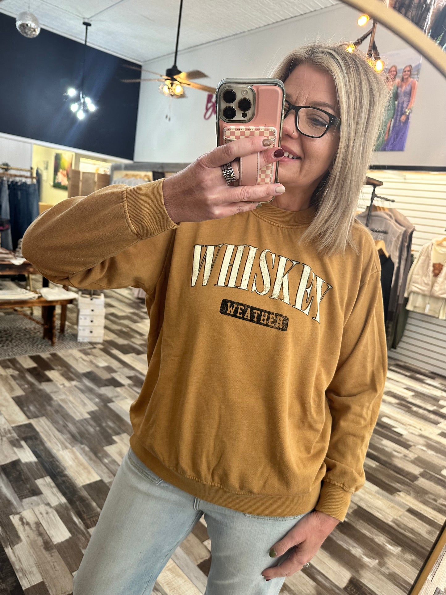 Whiskey Weather Mineral Wash Graphic
