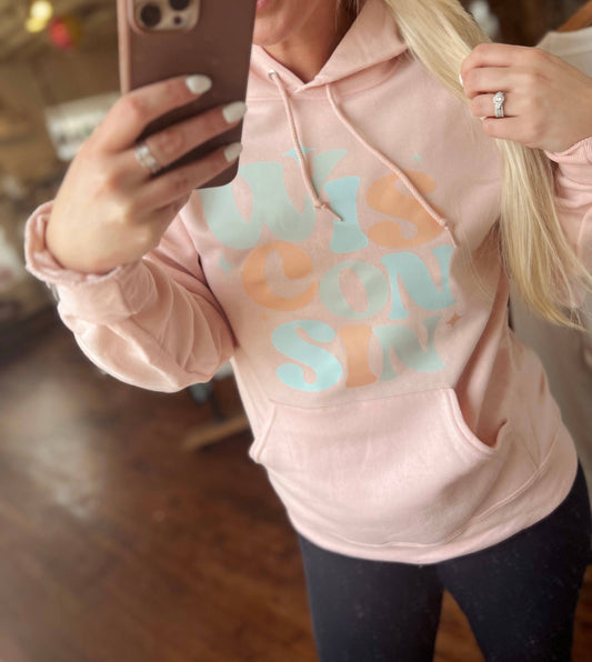 Wisconsin Pastel Hoodie