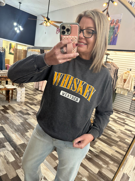 Whiskey Weather Mineral Wash Graphic