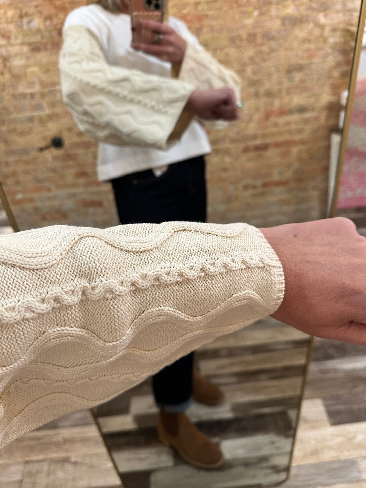 The Giselle Cable Knit Pullover