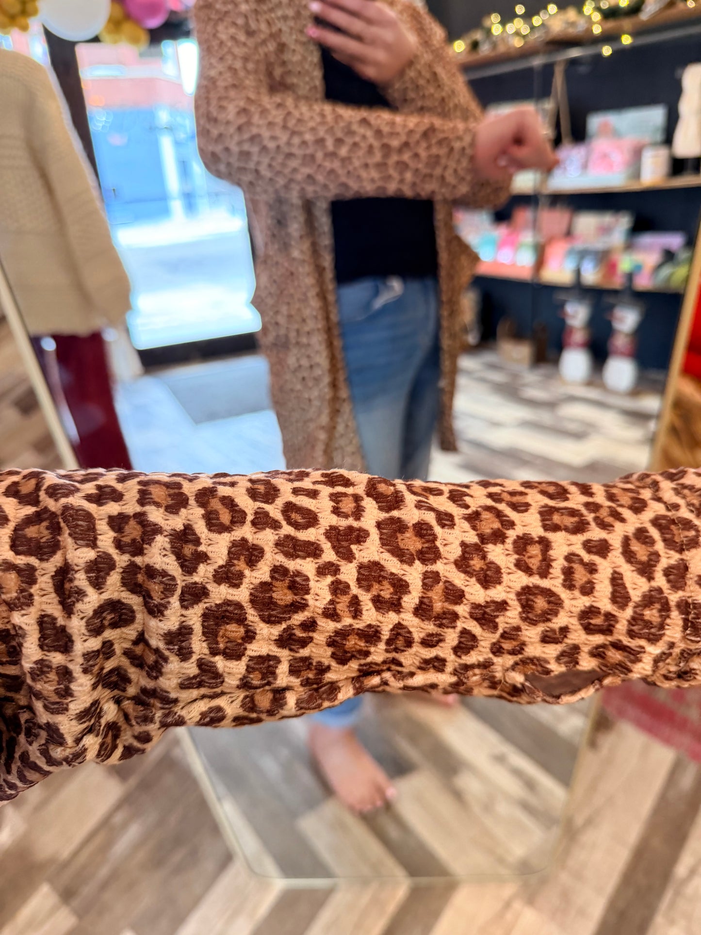 Cute As You Lola Cheetah Cardigan