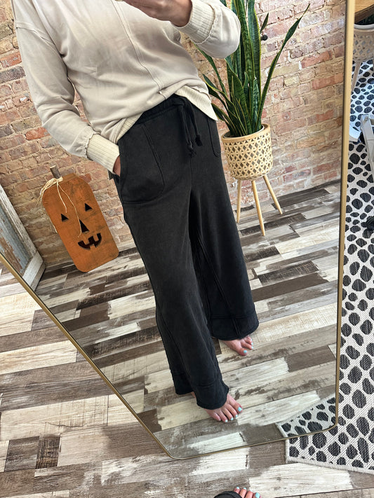 Acid Washed Comfy Casual Pants