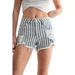 Mica High Rise Striped Shorts