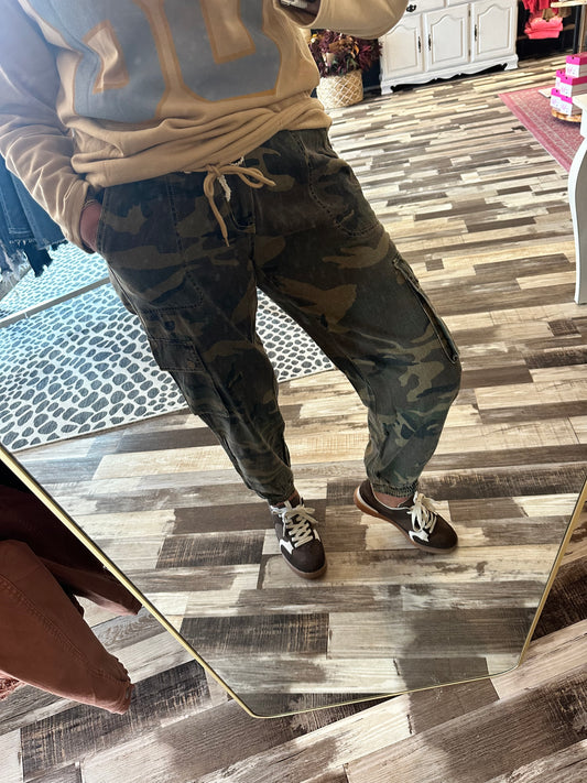 The Denali Olive Camo Joggers