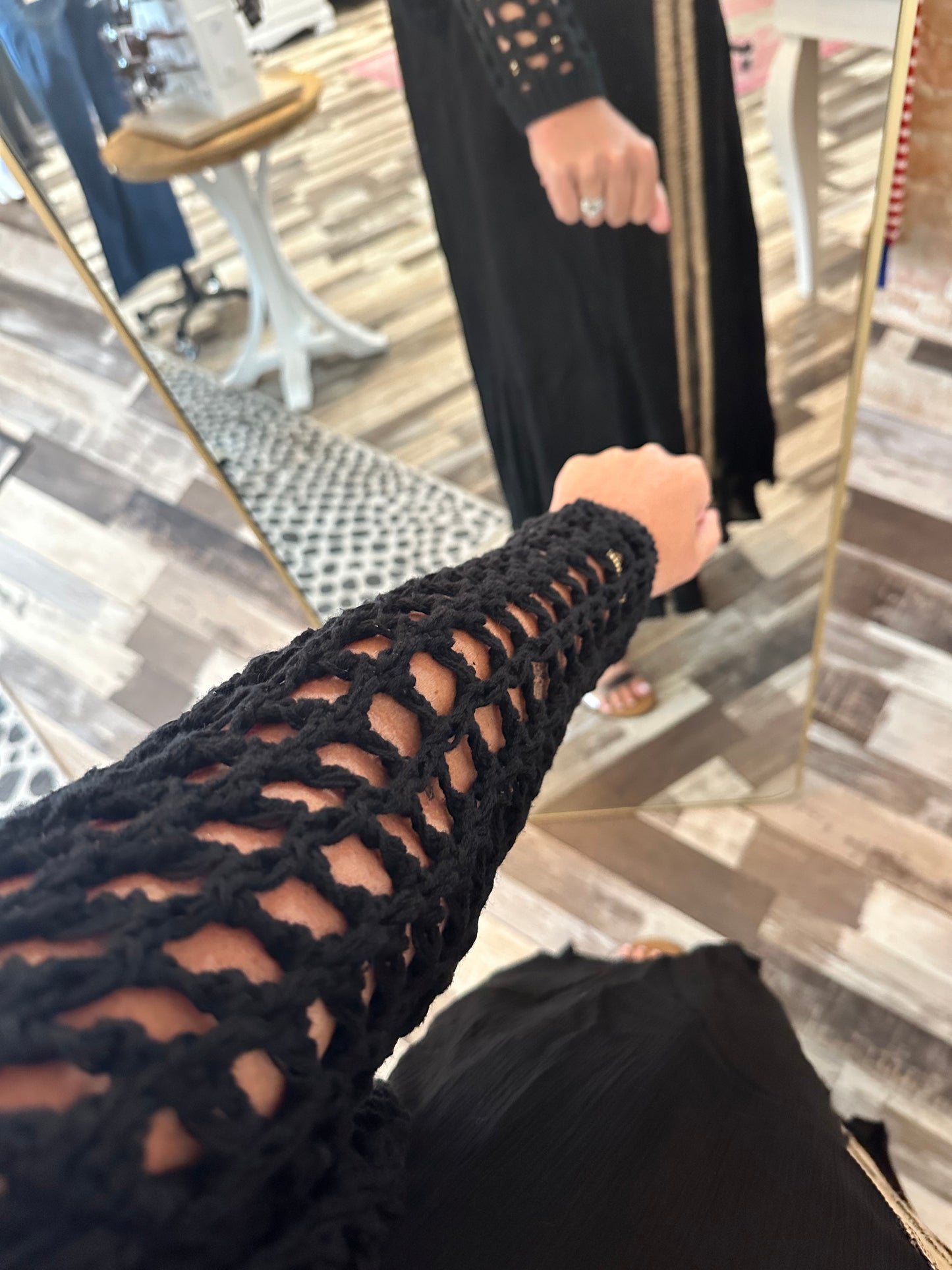 Crochet Knit Cardigan
