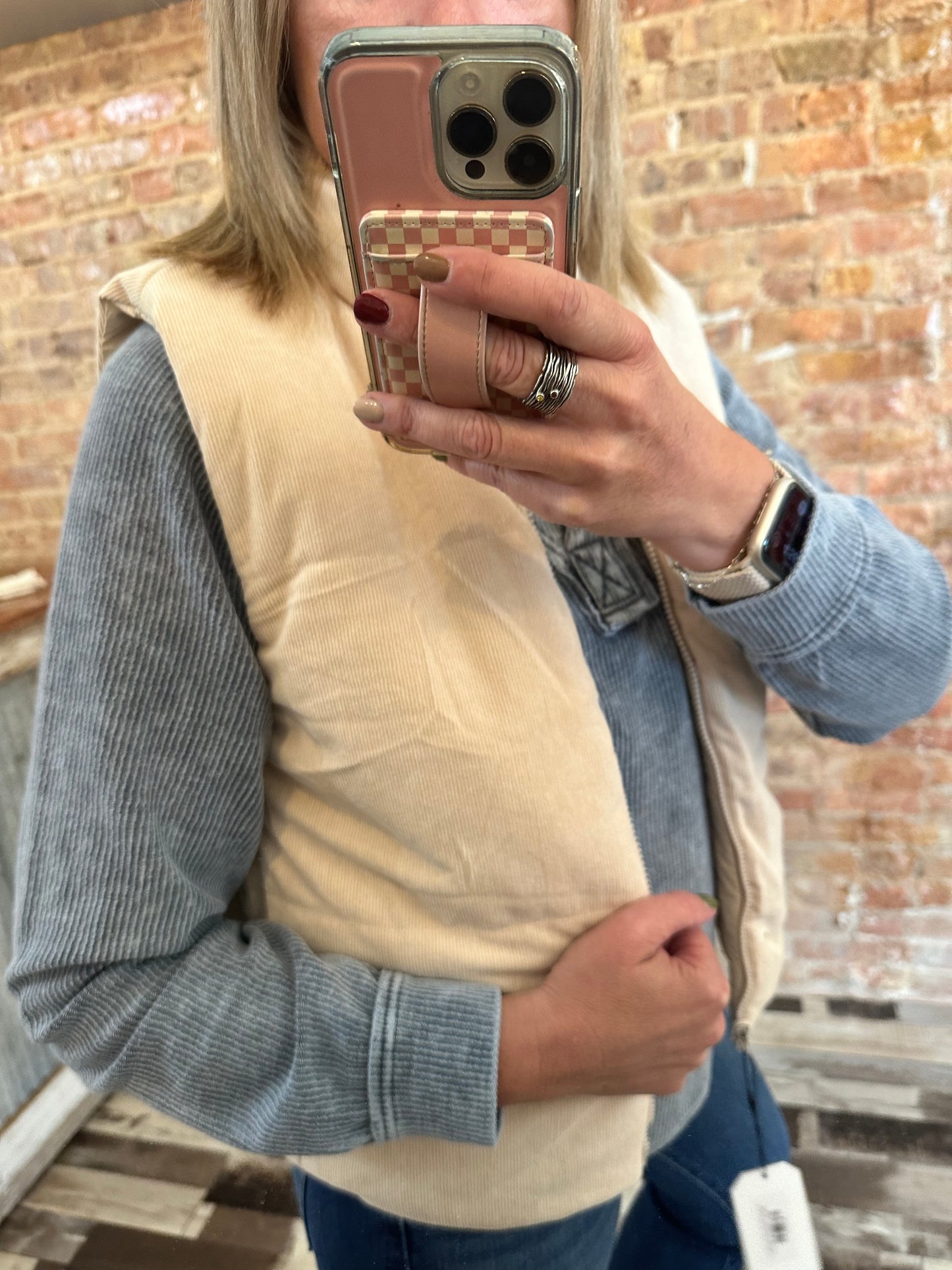 The Denali Reversible Corduroy Puffer Vest