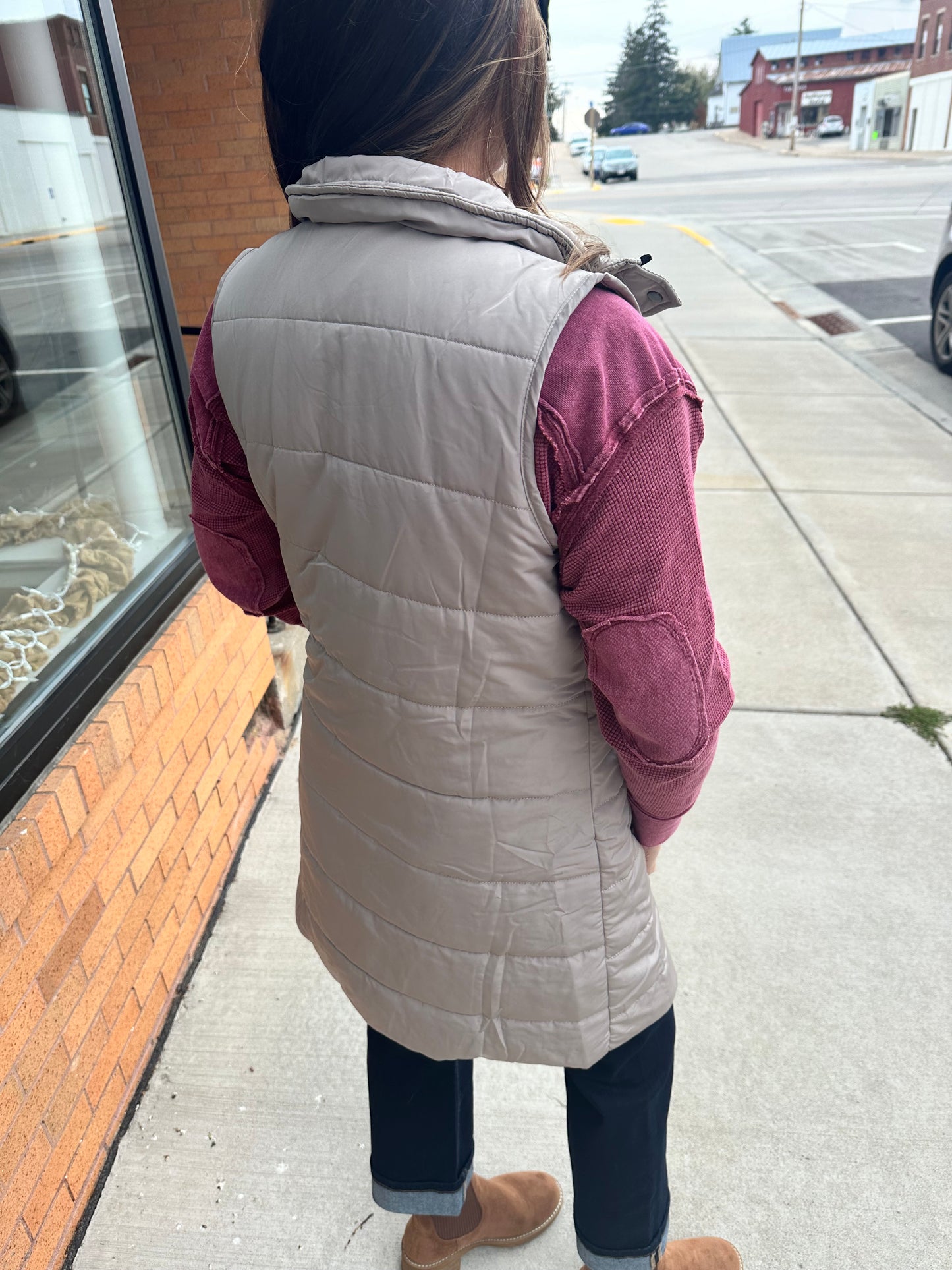 The Harlow Long Vest