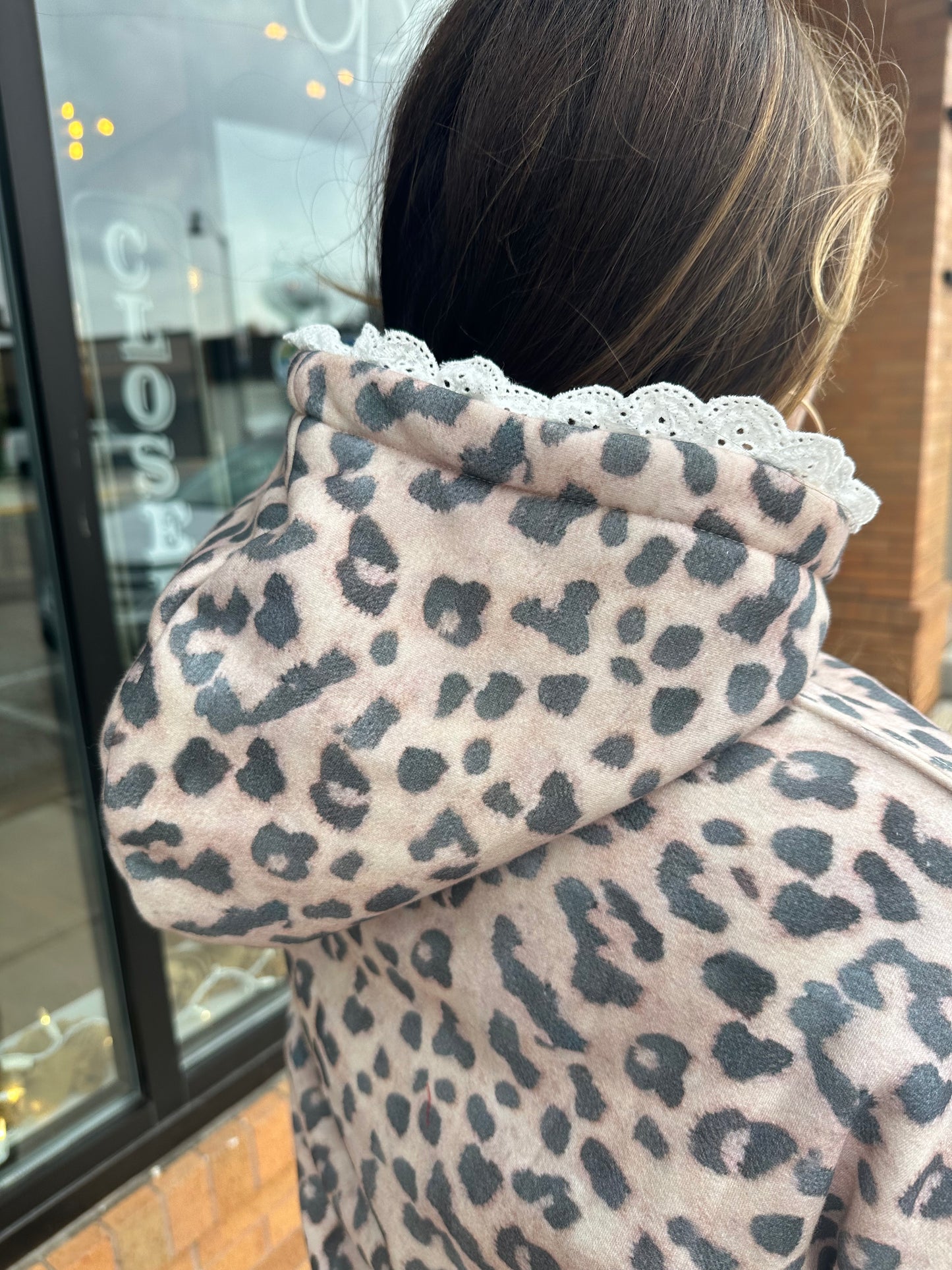 Ampersand Avenue Comfort Zone Hoodie - Leopard