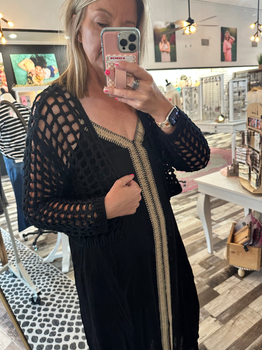 Crochet Knit Cardigan