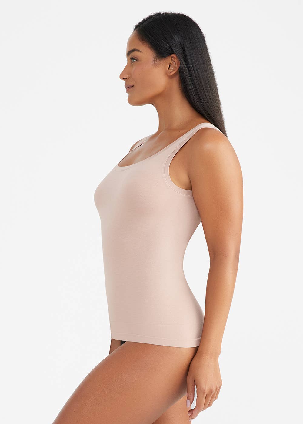 Anna Scoop Neck Shaping Tank Top - 360Sculpt™ Cotton