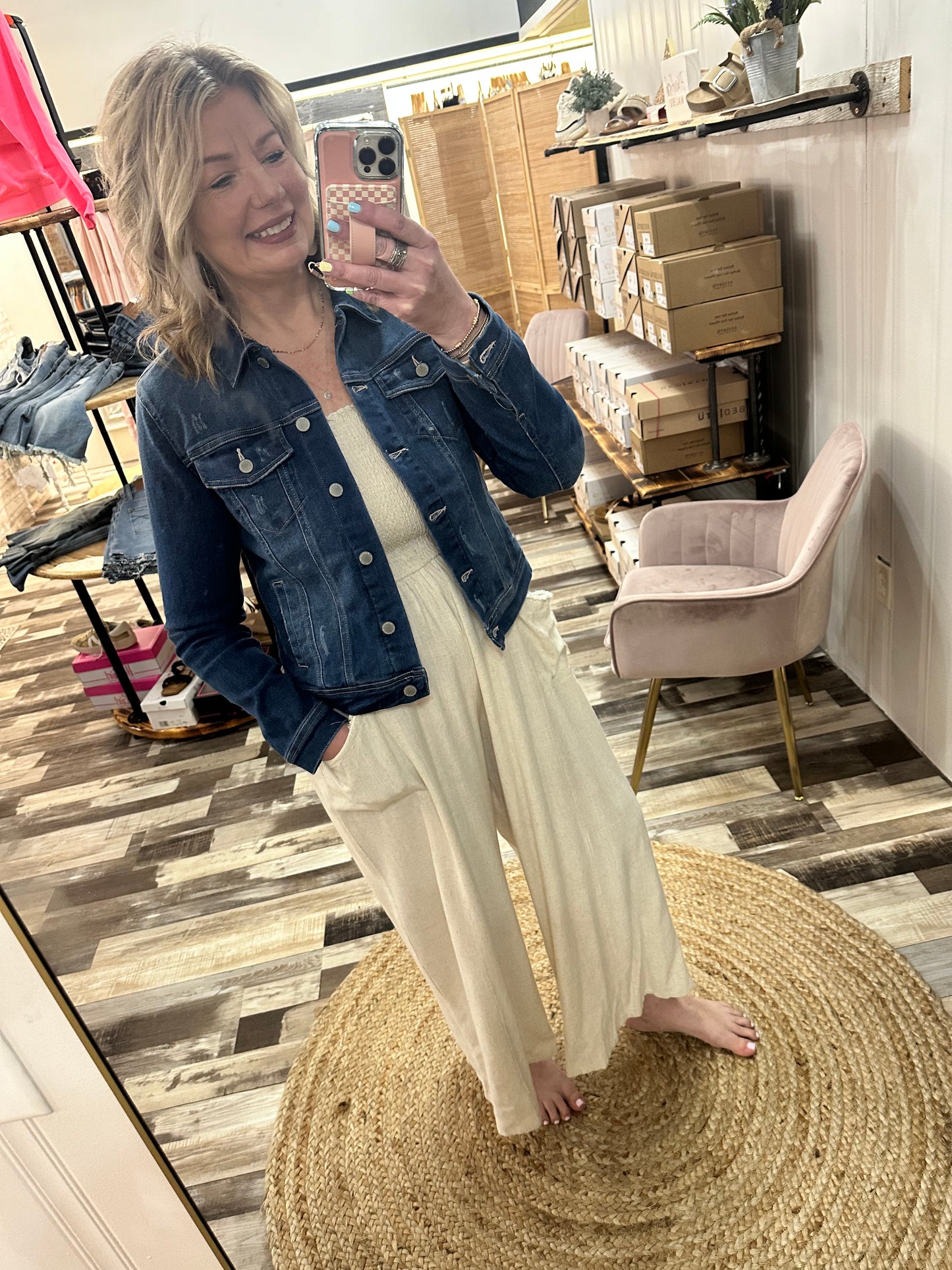 Risen Soft Washed Classic Denim Jacket