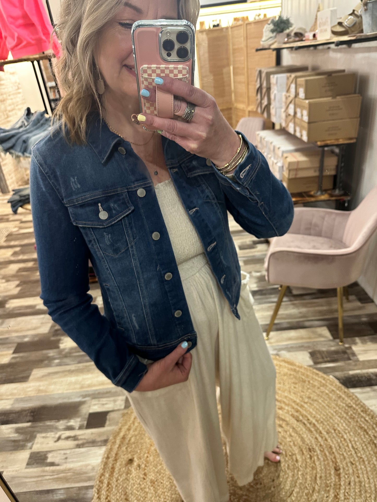 Risen Soft Washed Classic Denim Jacket