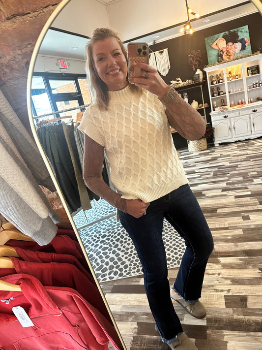 Dear John Brianna Wide Neck Sweater Vest