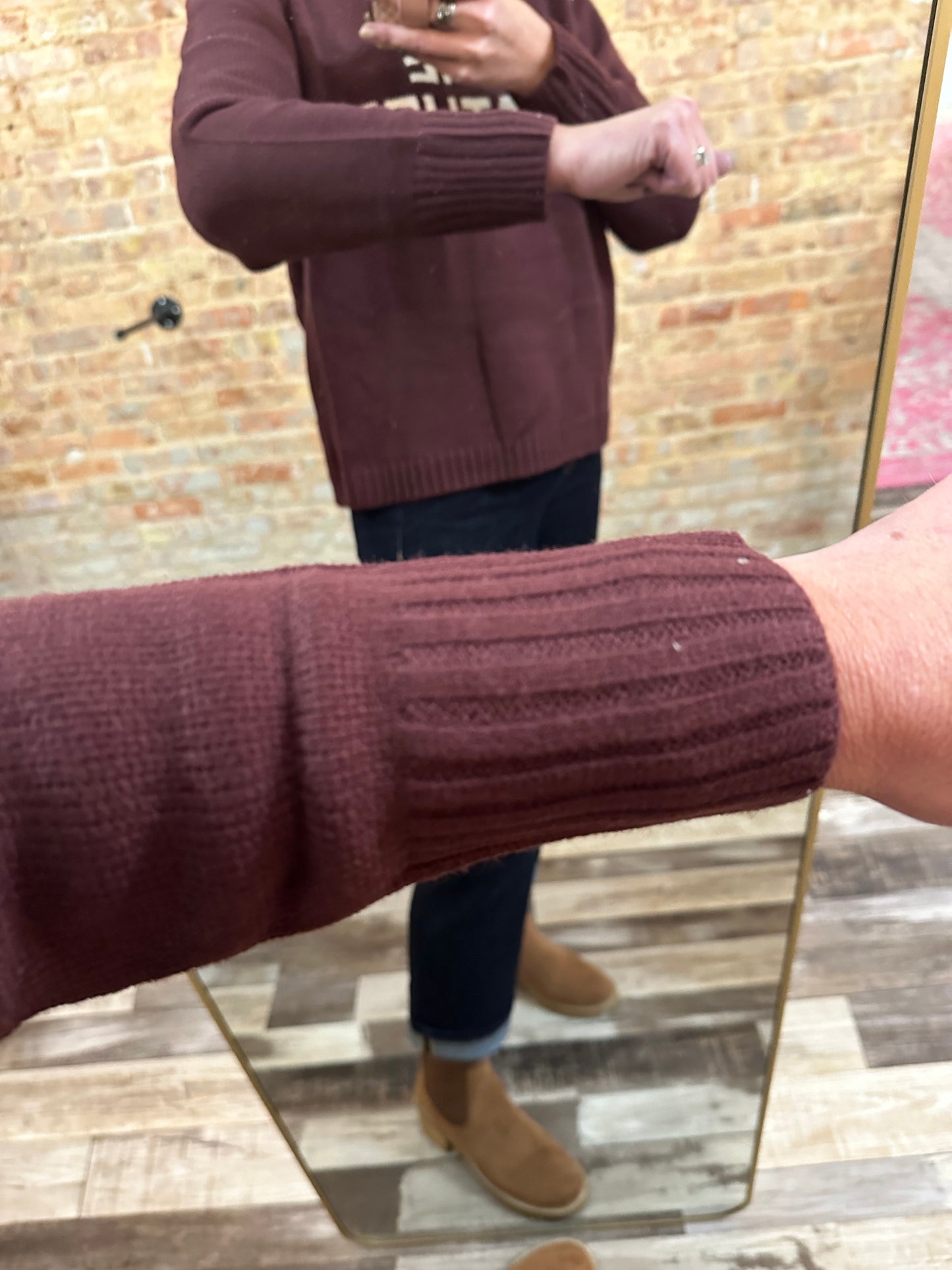 Wine Weather Sweater