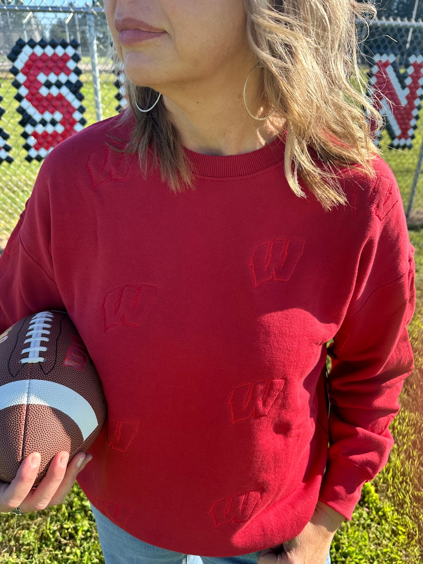 WI Ritter Repeat Lantern Sleeve Crew