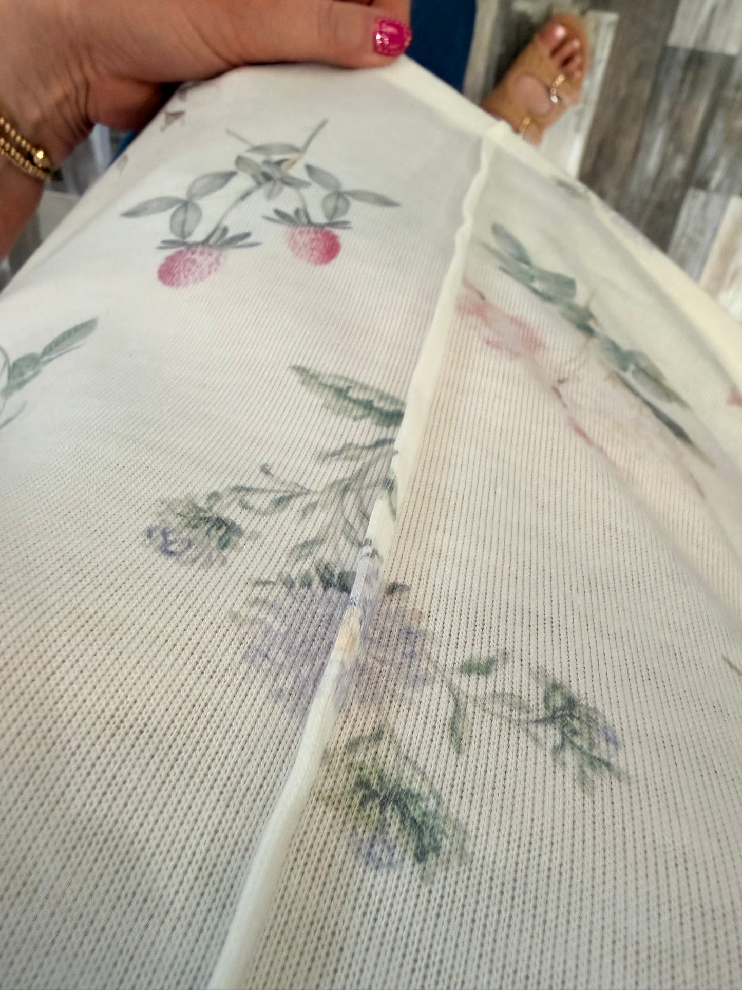 Floral For Days Textured Top