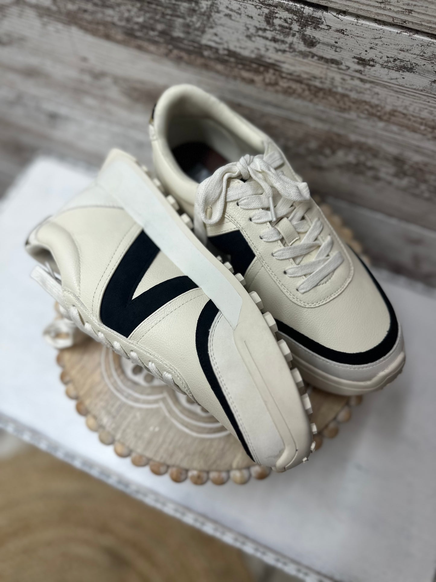 MIA Town Sneaker in Wash White