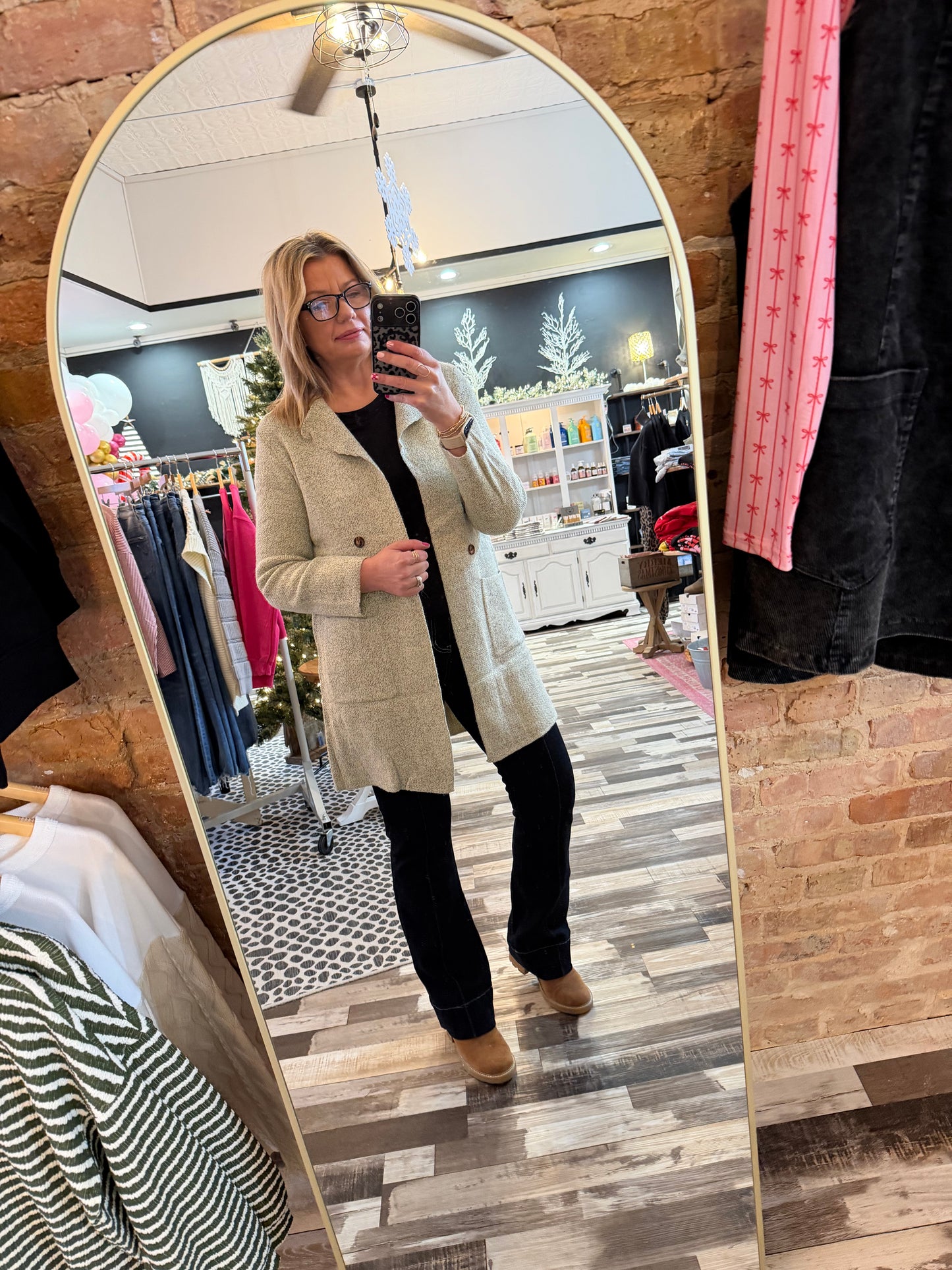 Let's Get Coffee and Shop Sweater Coat