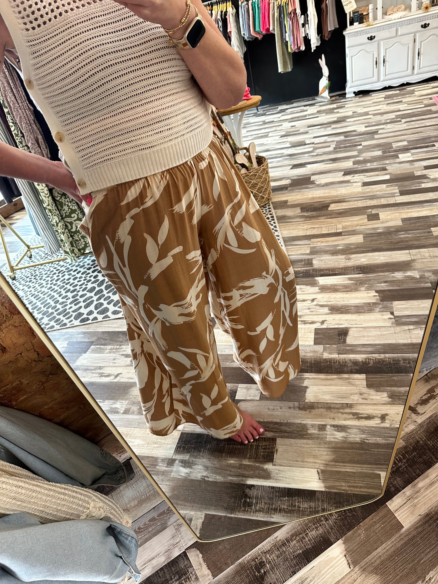 Floral Print Pants