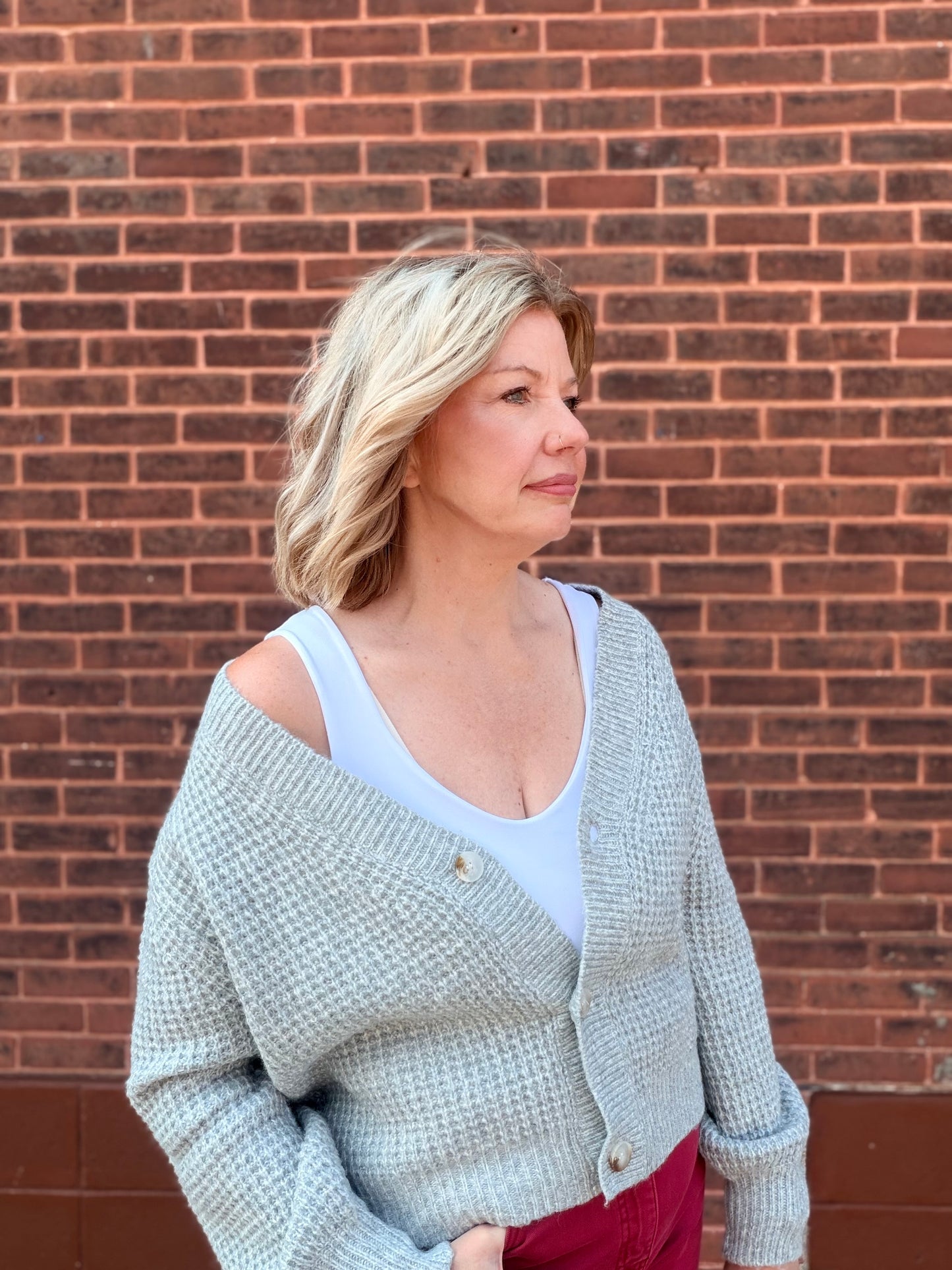 The Natalia Grey Cardigan