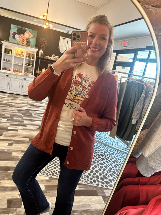 Chelsea Checkered Cardigan