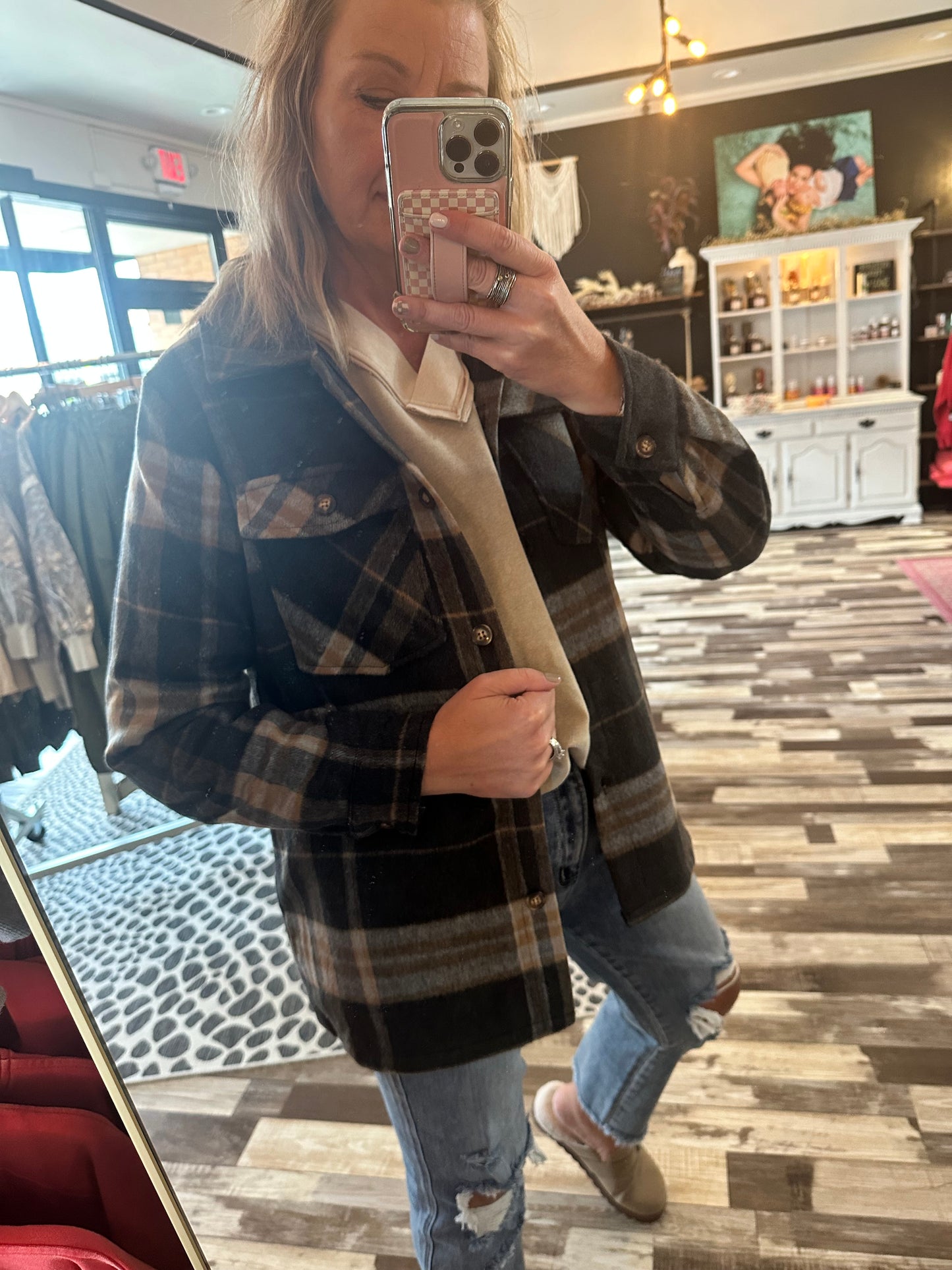 Karissa Plaid Jacket