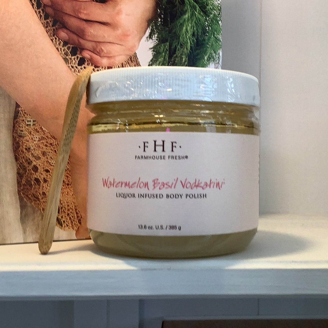FHF Watermelon Basil Vodkatini Body Polish