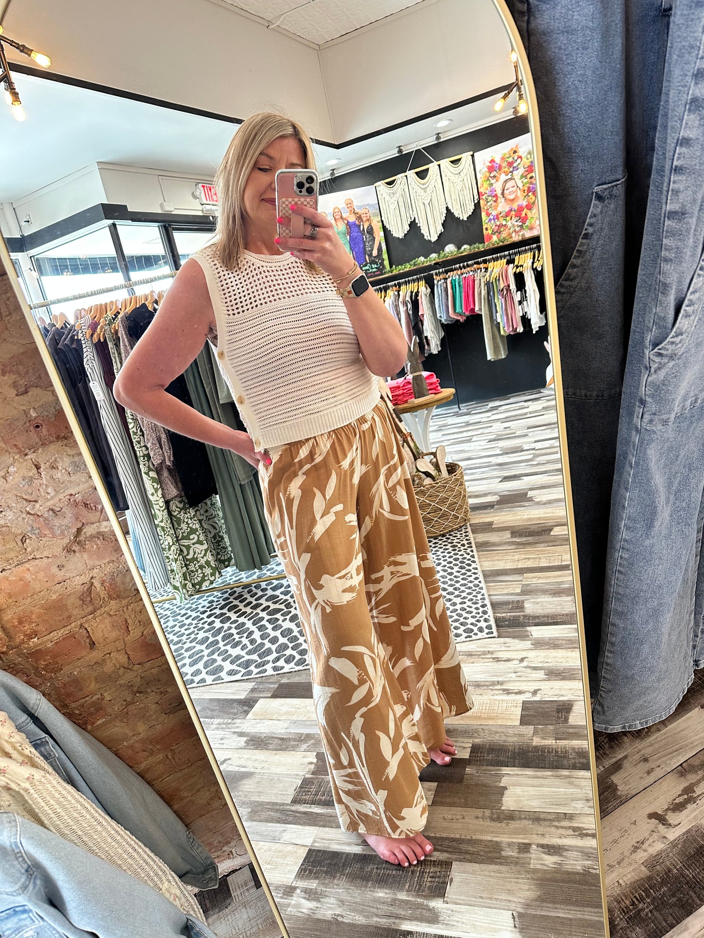 Floral Print Pants