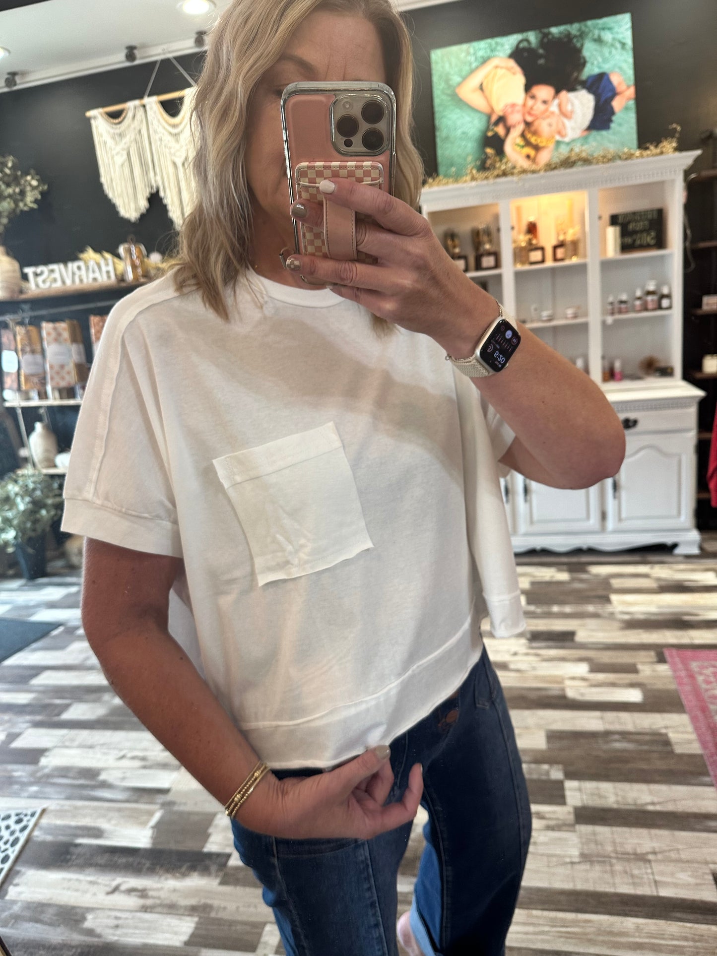 The Dani Mineral Washed Oversized Comfy Top