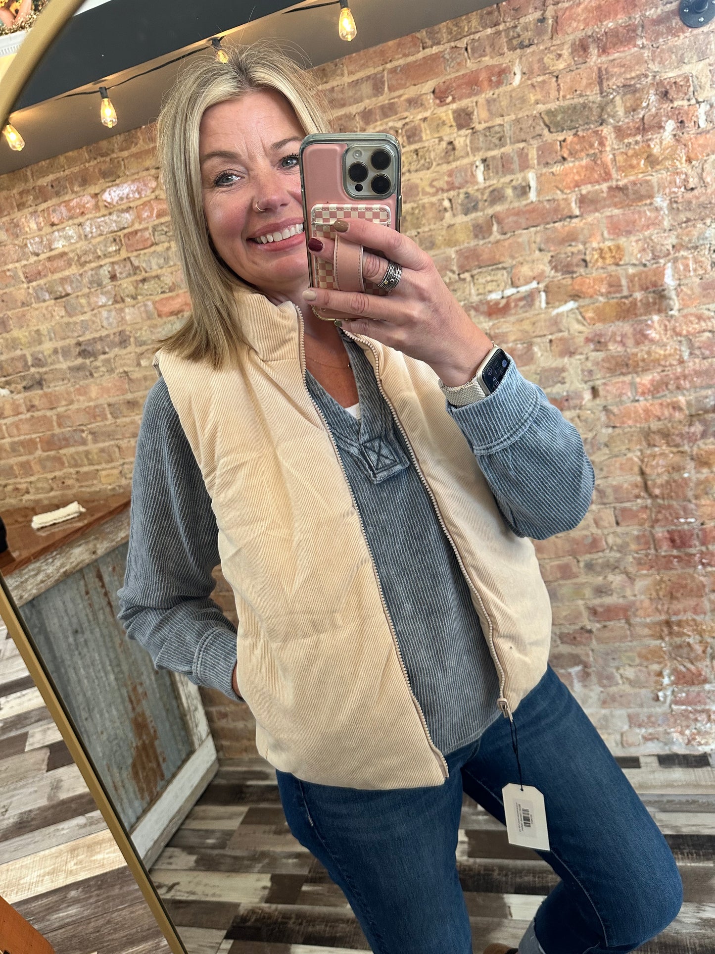 The Denali Reversible Corduroy Puffer Vest