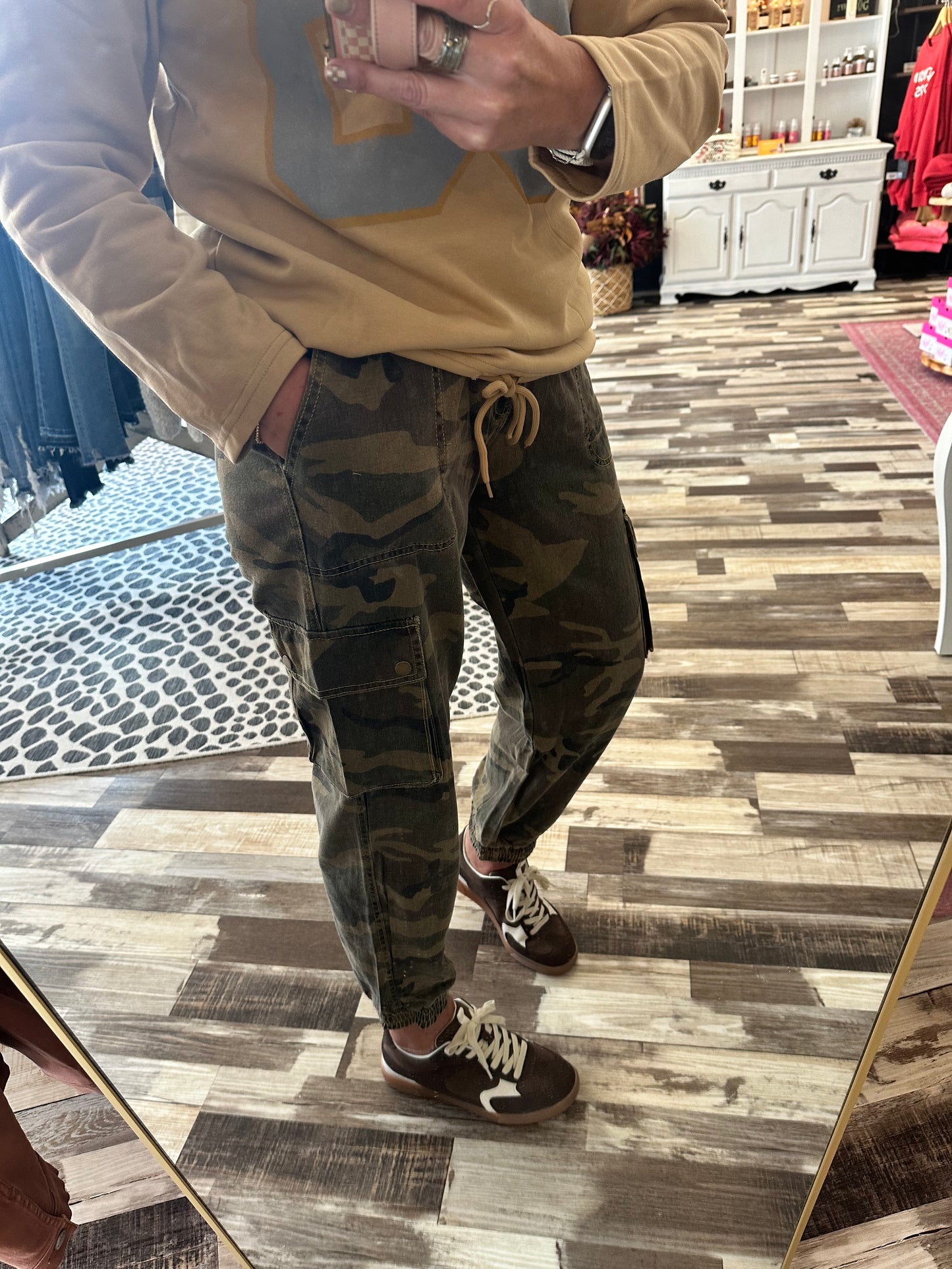 The Denali Olive Camo Joggers