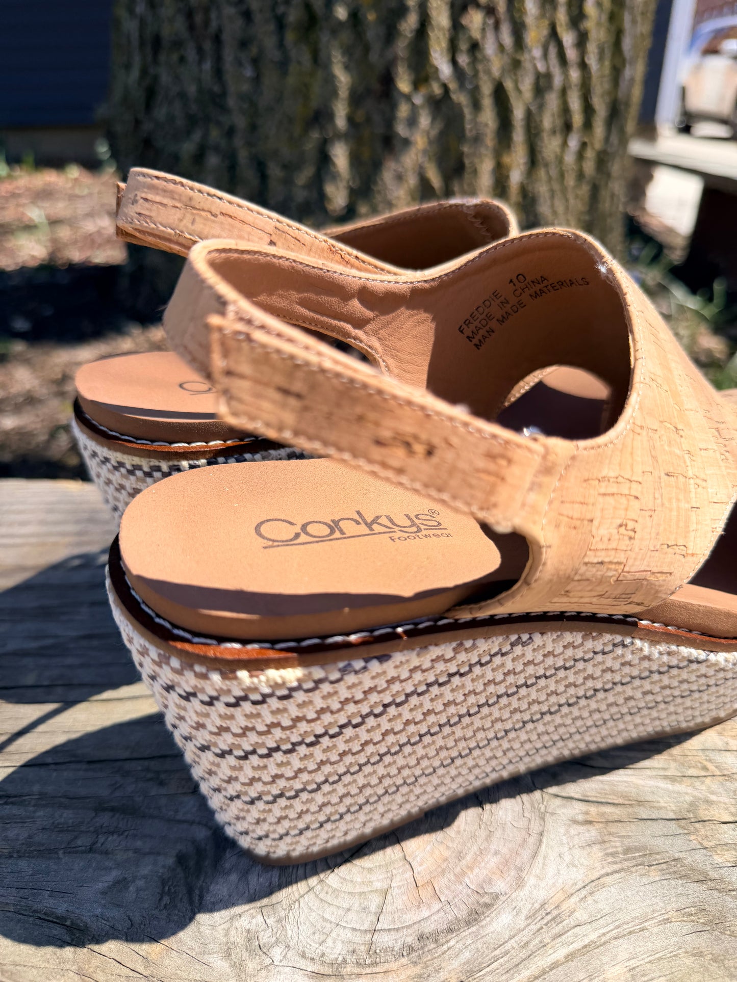 Corky's Cork Freddie Wedges