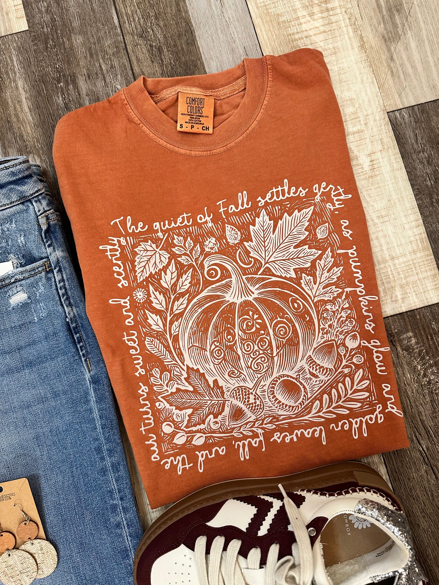 Retro Fall Pumpkin Graphic Tee