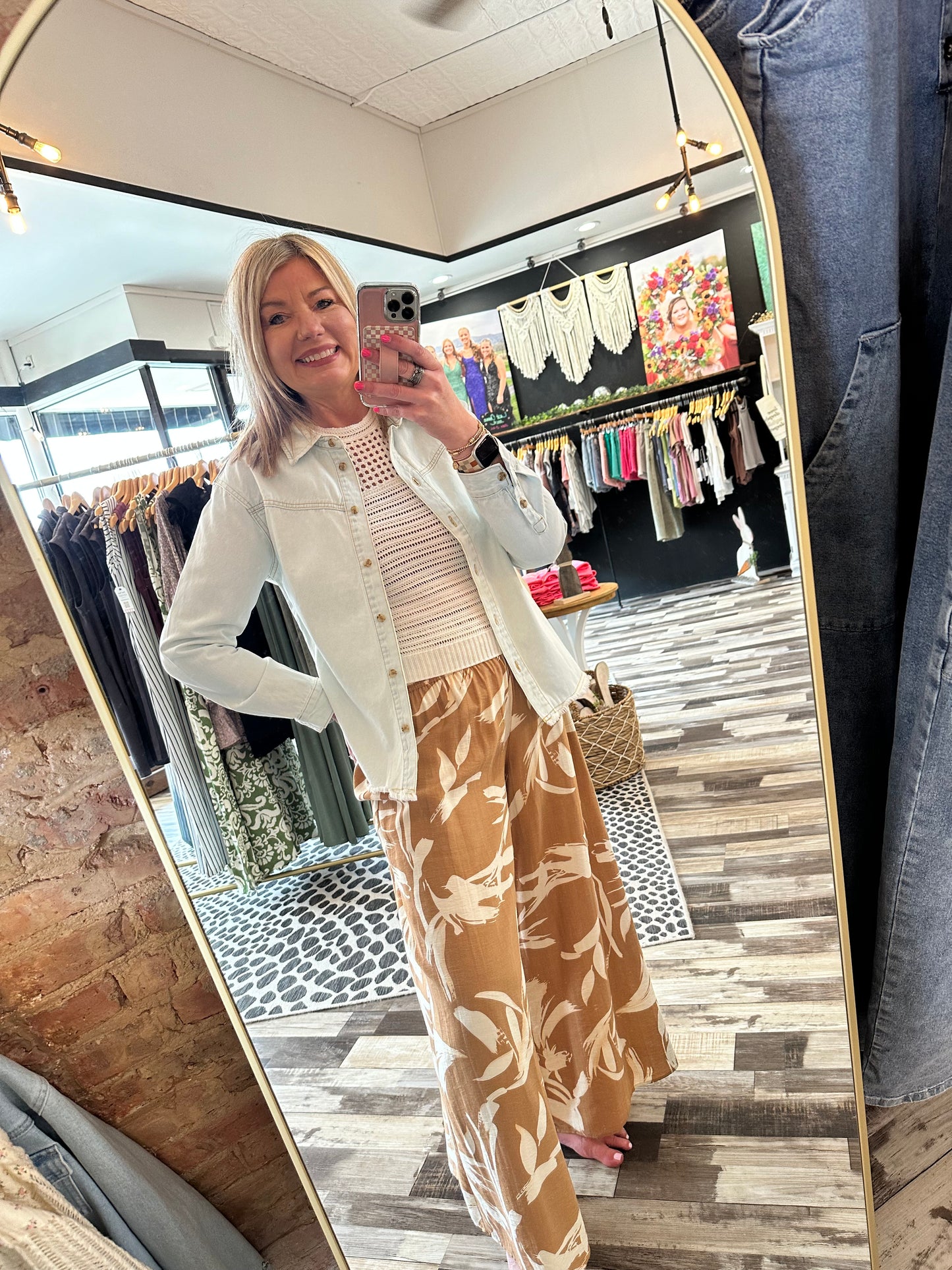 Floral Print Pants