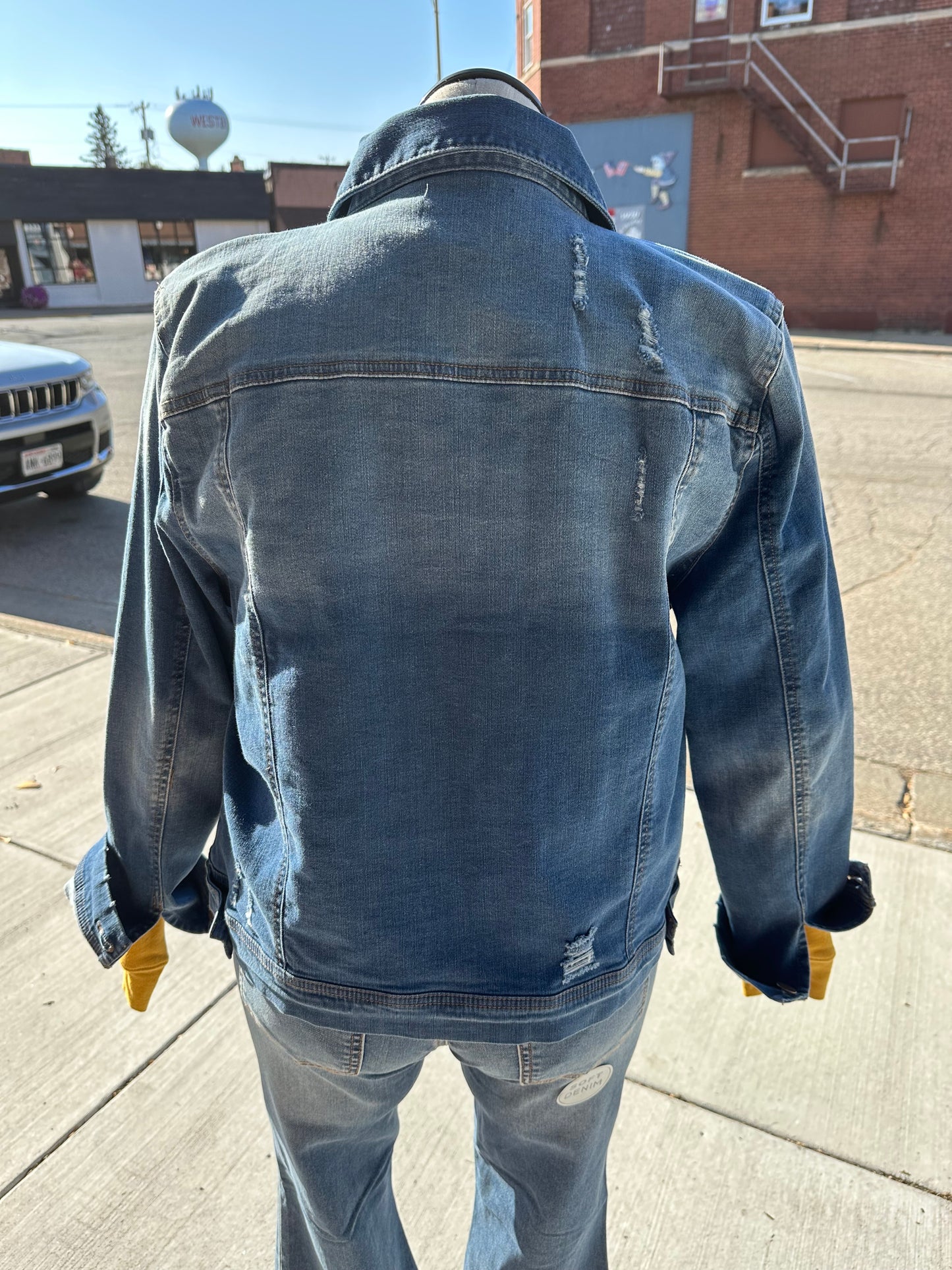 Risen Vintage Washed Denim Jacket