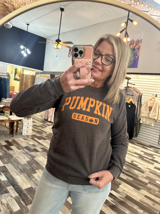 Pumpkin Season Mineral Graphic Sweatshirt