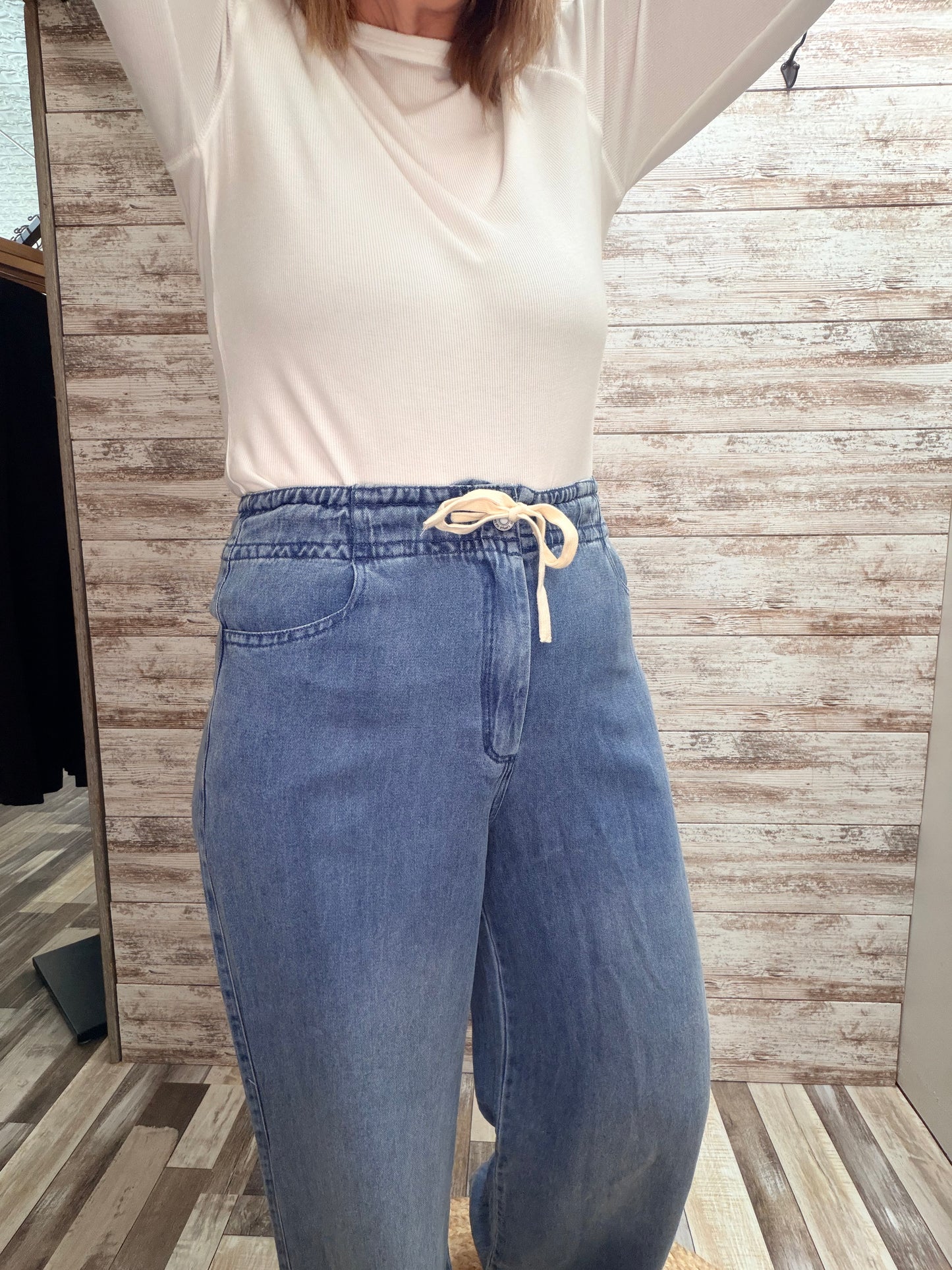 Thread & Supply Denim Drawstring Pants