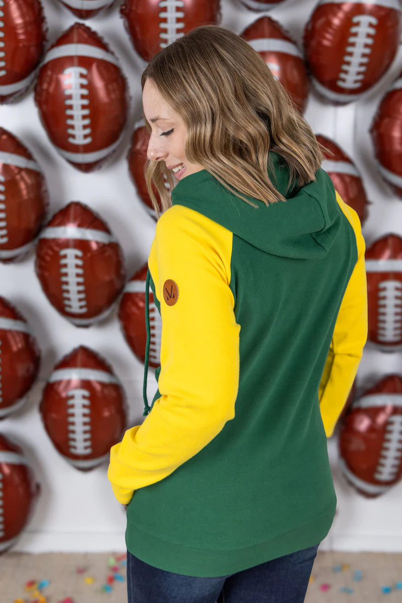 Game Day Green Bay Half Zip Hoodie