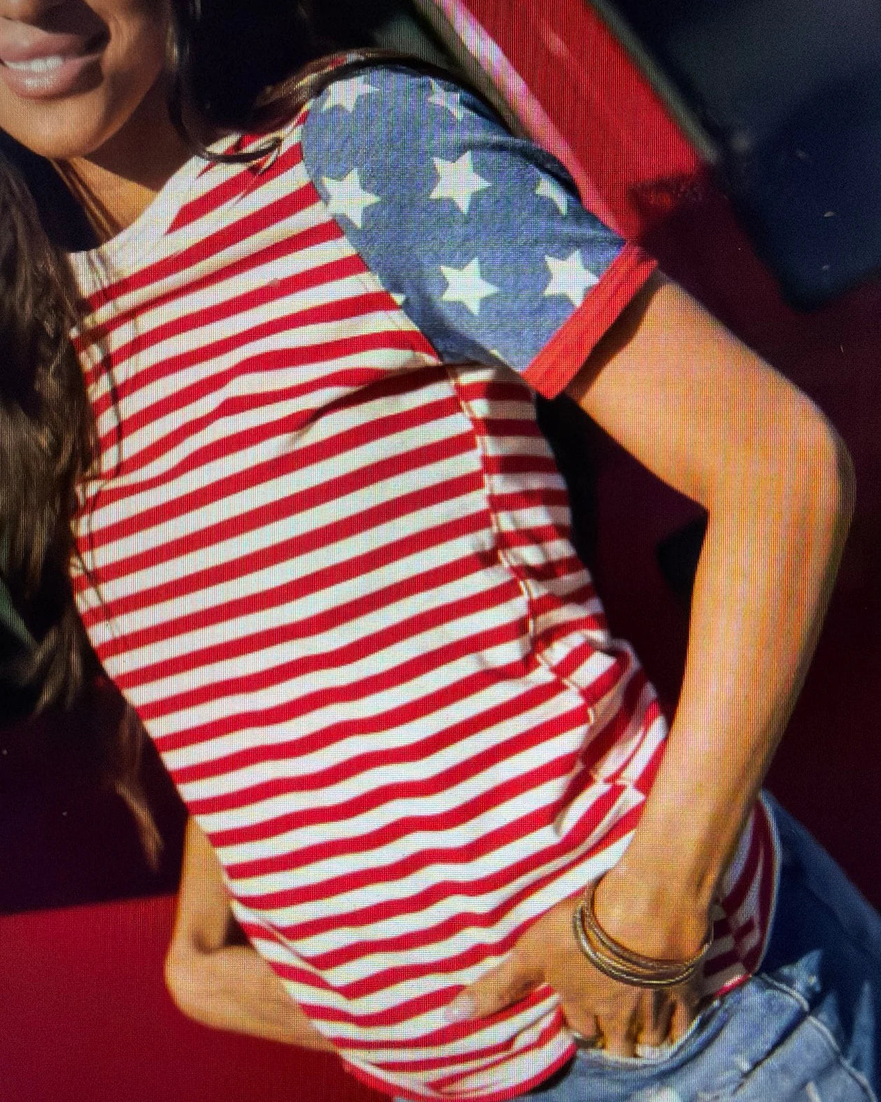 Ampersand Avenue Lulu Tee - Old Glory