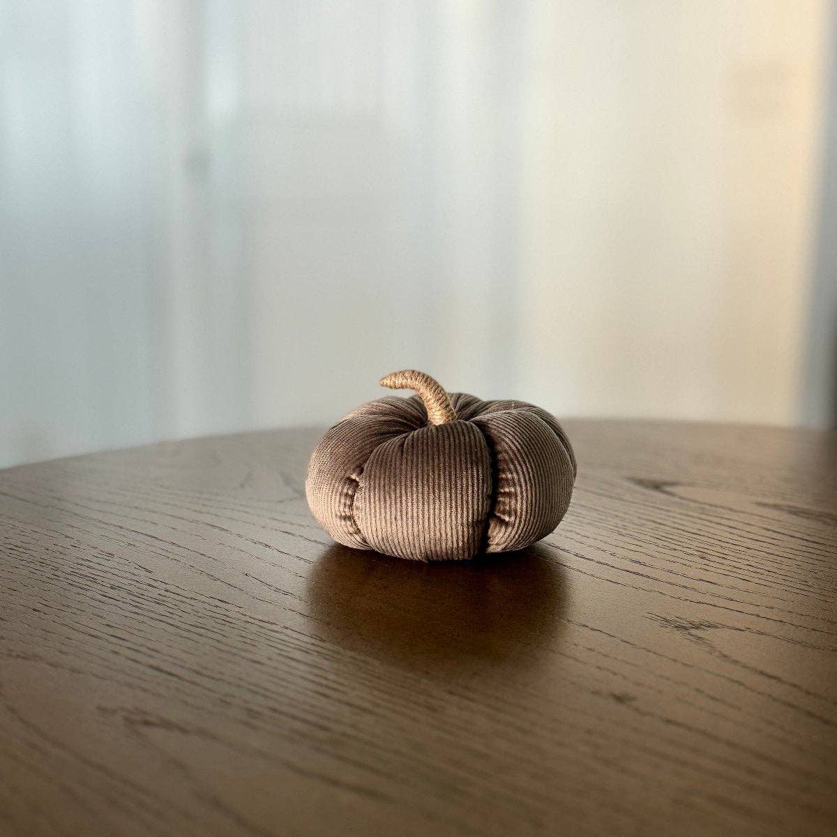 Med. Gray Corduroy Pumpkin